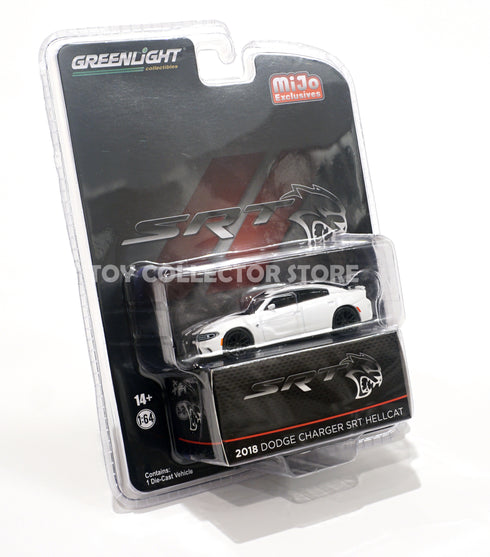 Greenlight Mijo Exclusive 2018 Dodge Charger SRT Hellcat White